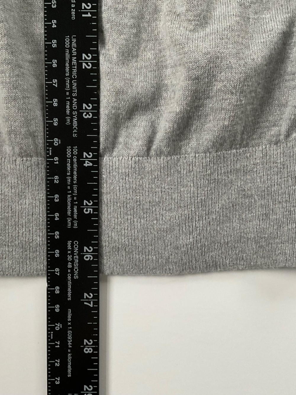 Quince Cashmere Blend Lightweight Crew Sweater Sz L Heather Grey Classic Capsule - Picture 5 of 11